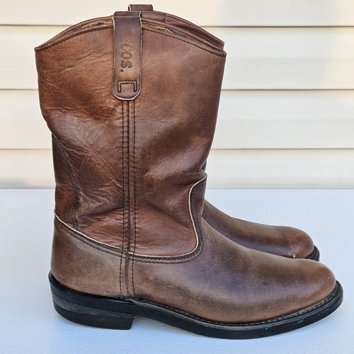 Red wing pecos leather western - red,