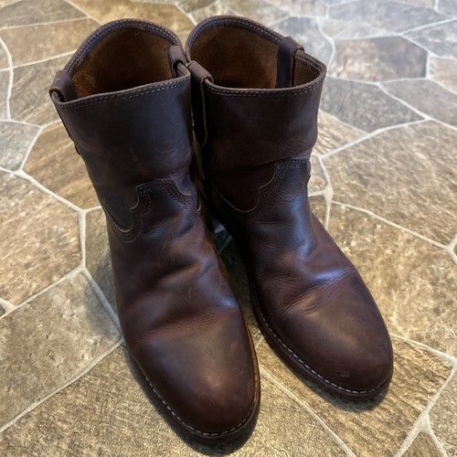 Red wing short pull boots - red,