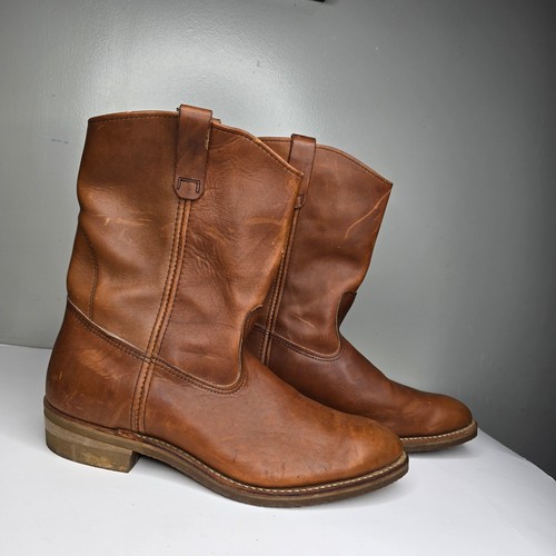 Vtg red wing pecos work - wing, boots