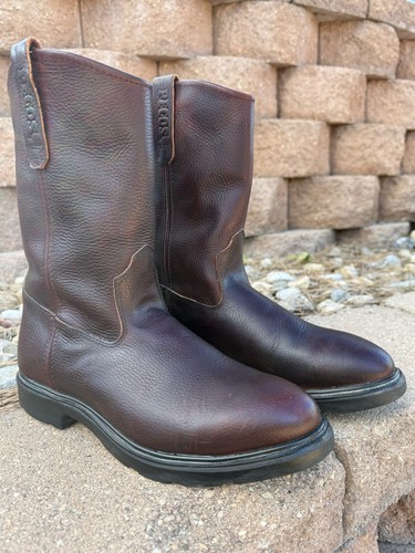 Red wing pecos leather - red,