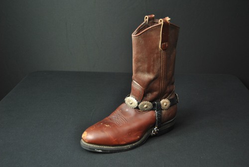 Vtg distressed red wing brown - vtg,