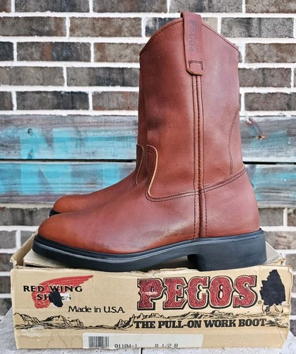 Red wing pecos - red, boots