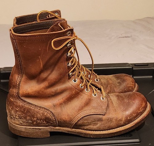 Vtg red wing boots - vtg, brown