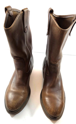 Red wing boots - wing, brown