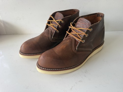 Red wing boot work - red, chukka