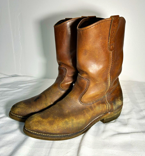 Vtg red wing pecos - pecos, leather