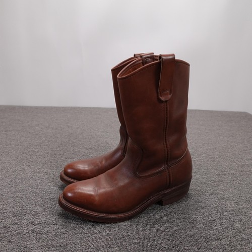 Vintage red wing leather boots - vintage,