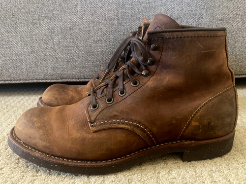 Vtg red wing boots - 9.5, brown
