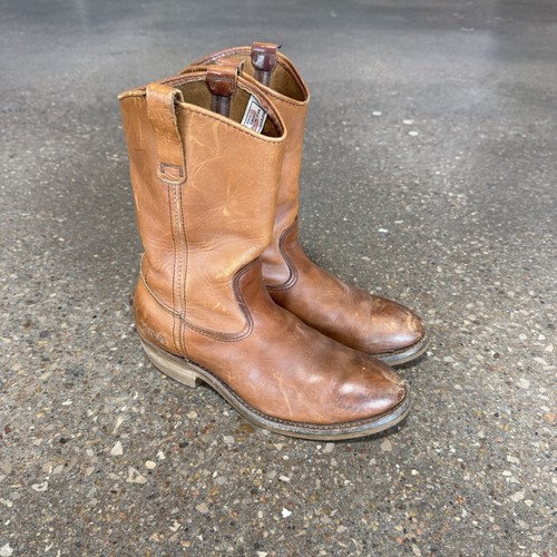 Vintage red wing boots - red,